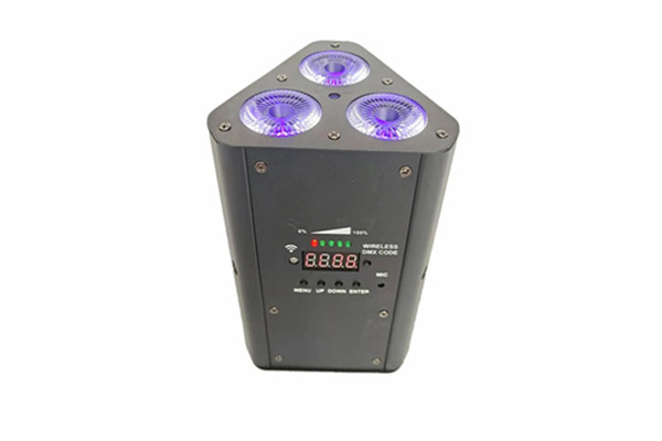 3*18w Wireless DMX Battery led par Uplights
