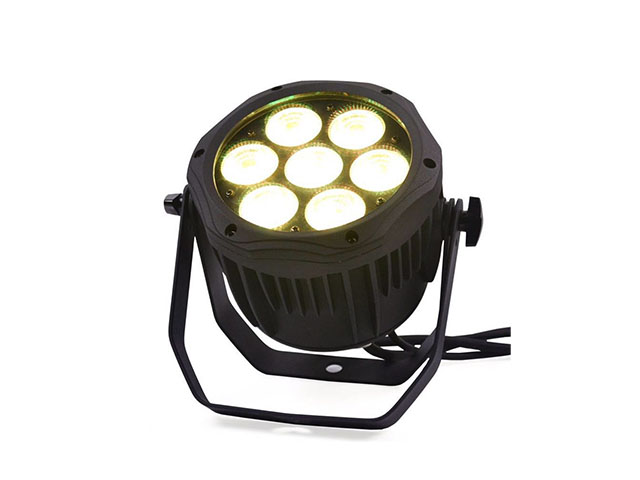 7PCS waterproof RGBWAUV 6in1 mini Par light