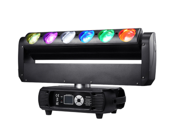 6X40W RGBW 4in1 Led moving head beam light