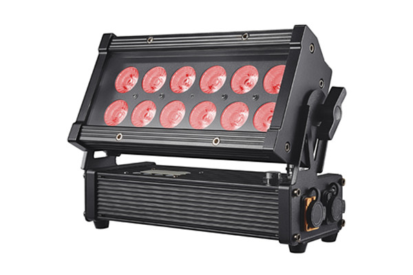 Waterproof 12x18W RGBWAUV 6IN1 Battery LED City Color