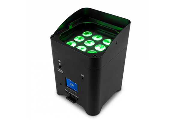 9x18w led RGBWAUV 6in1 Battery Wireless Par light