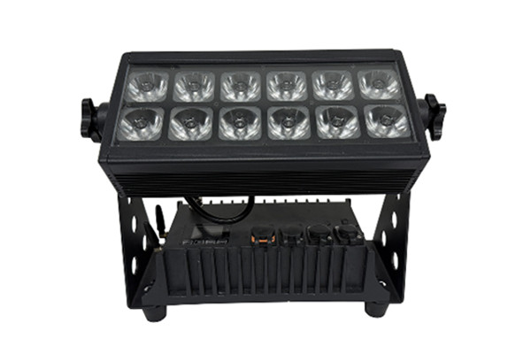 Waterproof 12x20W RGBWAUV 6IN1 Battery LED City Color